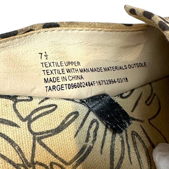 DV by Dolce Vita Elaine Spotted Slip On Jute Sole Shoes Womens Size 7 1/2 - Picture 6 of 8